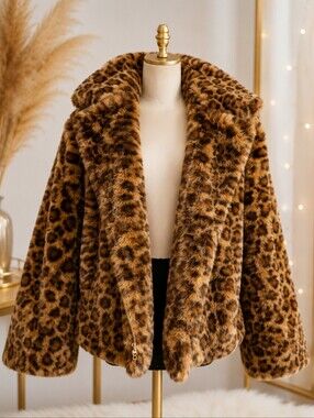 Leopard Print Faux Fur Jacket 👢 Beth Dutton Style 💁‍♀️